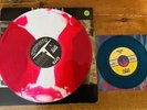 Nirvana Bleach LP - Rare - Red & White Swirl Vinyl + Blue Vinyl Sliver/Dive 7”
