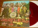 BEATLES Sgt Pepper's Lonely Hearts Club japan RED colored vinyl LP Odeon OP-8163