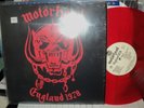 MOTORHEAD ENGLAND 1978 RED VINYL LP IRON FIST HORDES 1978 VG+