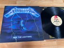 Metallica ride the lightning Lp first press Ex