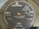Deep Purple - Hush / One More Rainy Day (Parlophone Label) 7