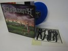 90s Heavy Rock Metal MEGADETH youthanasia Rare 1994 UK Blue Vinyl LP + Inner VG