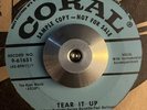 JOHNNY BURNETTE TRIO - Tear It Up b/w You're Undecided (Coral) 45 Rockabilly EX