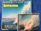 The SURF RAIDERS – Raiders Of The Lost Surf RARE BLUE VINYL LP w FREE PIC DISC