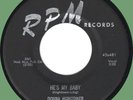 DONNA HIGHTOWER (w/ group) He's My Baby / I Ain't Gonna Tell 45rpm RPM 1956