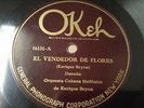 CUBAN 78 RPM.  Danzón ORQUESTA CUBANA SINFÓNICA DE ENRIQUE BRYON. OKEH.