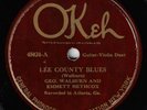 HILLBILLY 78 RPM-GEO. WALBURN & EMMETT HETHCOX/J. D. HARRIS (OKEH 45024)