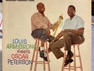 LOUIS ARMSTRONG Meets Oscar Peterson VERVE 1959 JAZZ Stereo LP  SCARCE