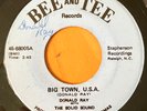 DONALD RAY & The Solid Sound Big Town USA BEE & TEE Gararge 45RPM Obscure VG+