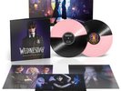 WEDNESDAY SOUNDTRACK VINYL NEW  LIMITED PINK BLACK LP  JENNA ORTEGA, NETFLIX