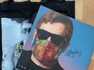 Elton John SIGNED Lockdown Sessions Blue Vinyl LP + Tote Bag Free