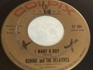RONNIE & THE RELATIVES (Ronettes) 45 I Want A Boy COLPIX 601 VG Phil Spector