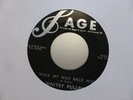 WHITEY PULLEN WALK MY WAY BACK HOME / DON'T MAKE ME CRY 1958 SAGE 45-274