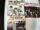 The Beatles-I SAW HER,I WANNA HOLD YOUR HAND Vinyl 3 45s w/Picture Sleeve
