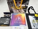 Elton John SIGNED Diamonds Pyramid Glastonbury Edition Vinyl + Eyeware Bundle