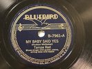 BLUES TAMPA RED My Baby Said Yes BLUEBIRD 7961  guitar, piano, string bass,kazoo