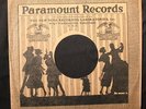 1920'S PARAMOUNT RECORD SLEEVES ORIGINAL 4 DIFF PERIOD STYLES INCLUDES RACE