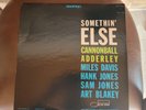 Cannonball Adderley Somethin' Else BST81595 RVG Stereo 1966 Blue Note Liberty Lp