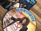 bon jovi Born to be my baby 12 inch vinyl picture disc + you give love a bad 12