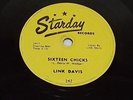 LINK DAVIS Sixteen Chicks / Grasshopper Rock 1956 Rockabilly Starday 78 rpm 242