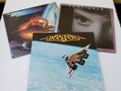 3 '80 Rock LP's Boston Third Stage ZZ Top Afterburner Foreigner Inside Informati