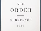 NEW ORDER SUBSTANCE DOUBLE LP VINYL EMBOSSED 1987 FIRST EDITION FACTORY 200