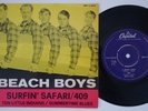 BEACH BOYS Surfin Safari  Sweden EP swedish 45 surf Brian Wilson HEAR