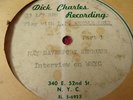 Old Transcription Acetate  Interview May Davenport Seymour Actress for WNYC