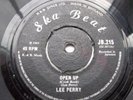 LEE PERRY OPEN UP / ROLAND ALPHONSO TWIN DOUBLE UK SKA BEAT VINYL IS  IN VG++
