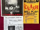 The Clash – Sandinista  (NO LP'S) Has original foldout poster & RARE FLYER  EXC
