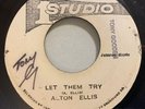 Alton Ellis - Let Them try / A fool 45 Studio One Reggae