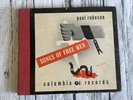 PAUL ROBESON -- Four 78's & Album -- SONGS OF FREE MEN -- Columbia Set # M-534