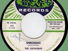 CATALINAS Speechless / Flying Formation with You 45rpm Back Beat 1958 original
