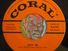 HEAR Buddy Holly 45 Rave On / Take Your Time CORAL 9-61985 rockabilly NM- CLEAN