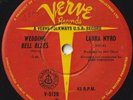 LAURA NYRO 45: WEDDING BELL BLUES b/w STONEY END  AUSSIE  VERVE V-5128  1966