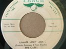 THE GATES Summer night love / Wedding Bells PEACH 716 Original 1959 DOO-WOP 45