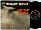 Lightnin' Hopkins - Lightnin' Strikes LP - Vee-Jay Mono DG