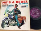 THE CRYSTALS - HE’S A REBEL -UK MONO LP on LONDON RECORDS - HA-U-8120 -EXCELLENT