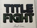 Title Fight Floral Green Color Vinyl Side One Dummy Records Glitterer