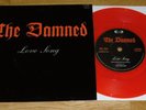 THE DAMNED - LOVE SONG - WAIT FOR THE BLACKOUT - RED  VINYL - SPAIN - VERY GOOD+