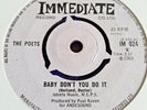 60's Mod Freakbeat Psych 45 - The Poets  -  Baby Don't You Do It  (  IMMEDIATE )