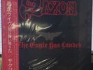 Saxon The Eagle Has Landed (Live) Carrere P-11227 with OBI Japan LP Vinyl