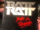 RATT   You're In Trouble 1985 7-TRACK LP (Hair Metal/Hard Rock/Sunset Strip L.A.