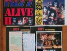 KISS Alive II 1977 2LP Complete NBLP-7076 w/TATTOOS BOOK STICKER & FORM VG+/VG+