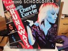 THE RUNAWAYS FLAMING SCHOOLGIRLS 1980 1st UK PRESSING B RED 9