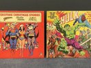 Vintage Marvel/DC-Exciting Stories Record-Superman/Batman/Hulk-Peter Pan-1977