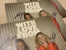 signed with love from (gold vinyl) - autographed by aly & aj
