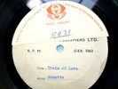 ANNETTE TRAIN OF LOVE 1960 UNRELEASED UK ACETATE 7