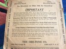 Pathe  sent a message record  steel  used  vintage  oro - tone disc