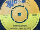 BORIS GARDNER LOVE PEOPLE Memories Of Love BIG SHOT BI537 TMX433 1970 7” EX